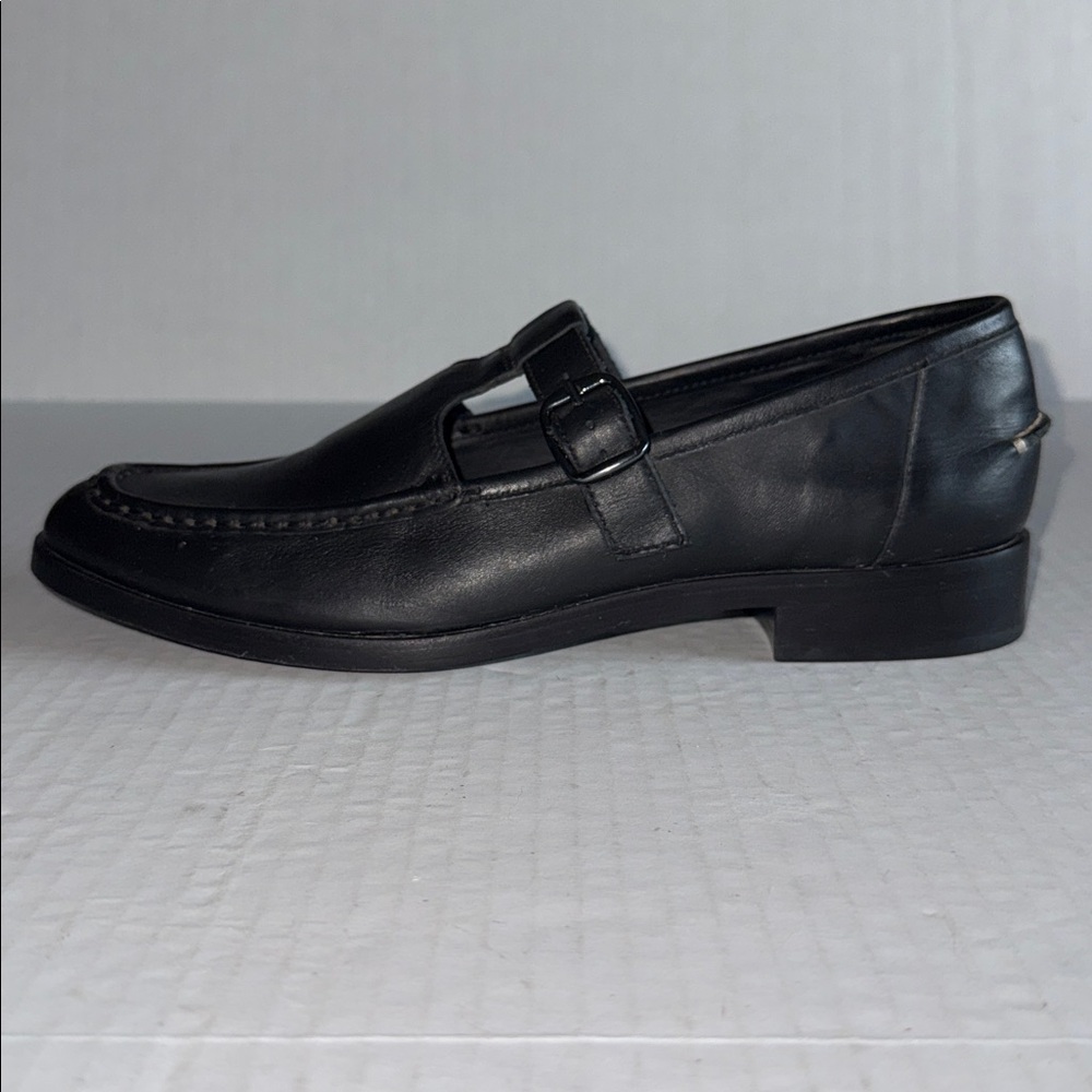 Everlane Black Leather Mary Jane Loafers - Picture 3 of 11